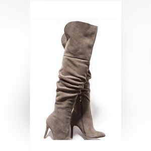 Chinese Laundry Taupe Over-the-Knee Boots